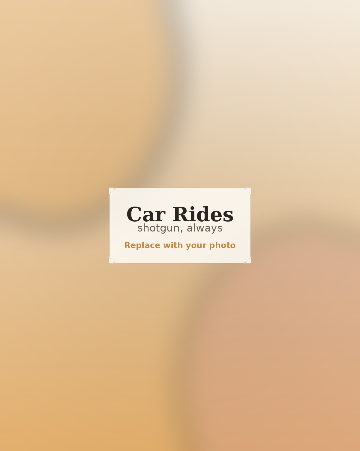 Placeholder for a photo of Paris in the car